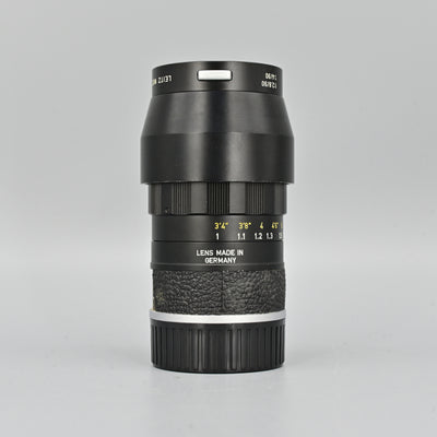 Leica Leitz Wetzlar Elmarit 90mm F2.8 Lens.