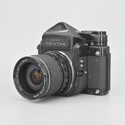 Pentax 6x7 + Takumar-6x7 55mm F4 Lens