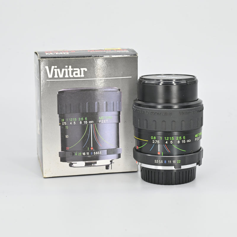 Vivitar 28-70mm F3.5-4.8 Zoom Lens (Minolta MD Mount)
