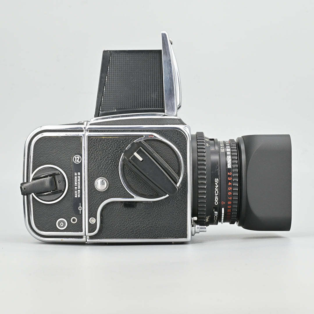 Hasselblad 500CM + CT*80mm F2.8T + A12 film magazine.