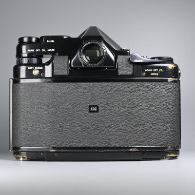 Pentax 6x7 + Takumar-6x7 75mm F4.5 Lens.