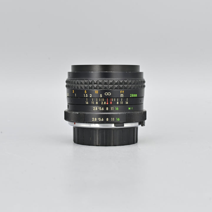 Focal MC 28mm F2.8 lens (Minolta Mount)