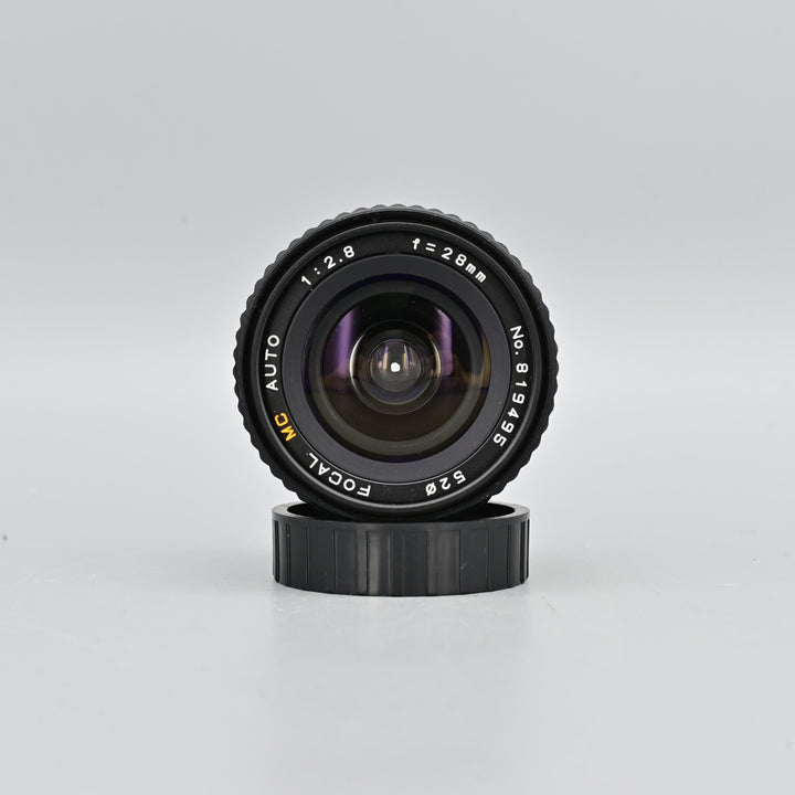 Focal MC 28mm F2.8 lens (Minolta Mount)