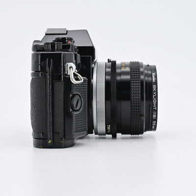 Canon A1 Black + FD 50mm F1.8 Lens