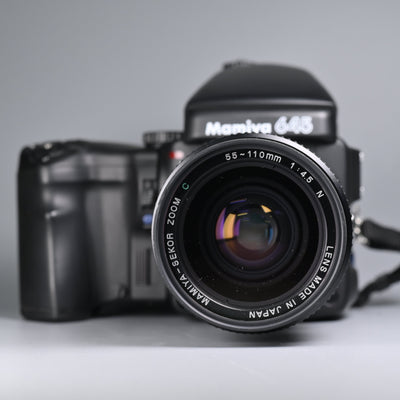 Mamiya 645 Pro + Sekor Zoom C 55-110mm F4.5 W Lens
