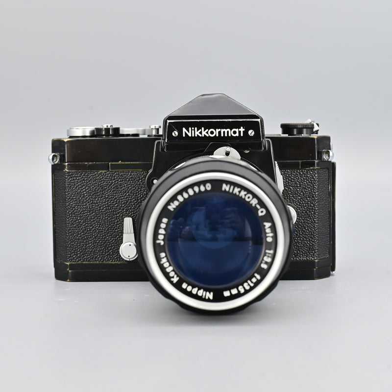 Nikkormat FTn + Non Ai 135mm F3.5 Lens