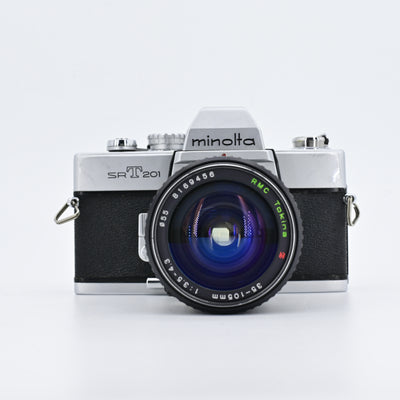 Minolta SRT201 CLC +  Tokina RMC / SMZ105 35-105mm F3.5-4.3 Lens
