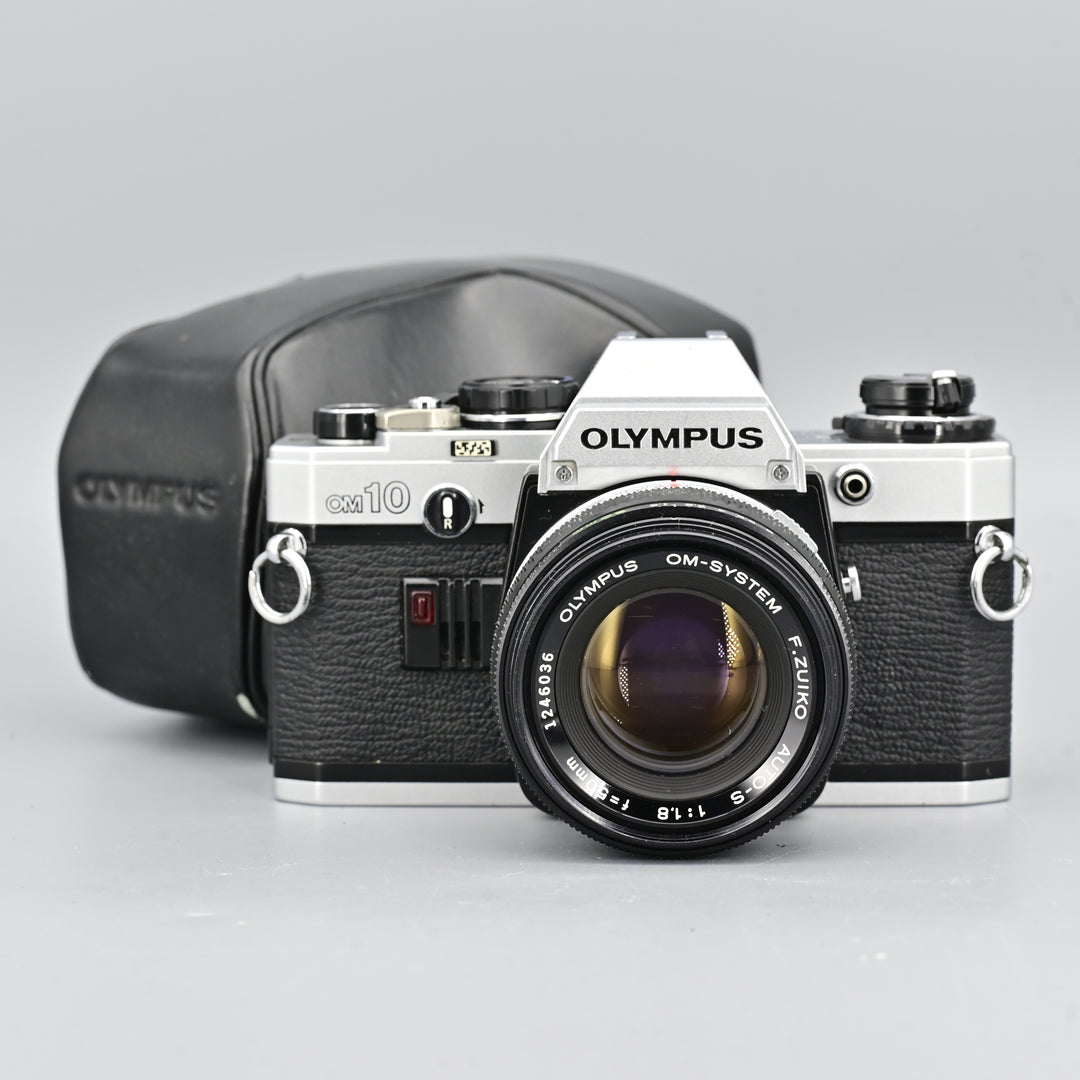 Olympus OM10 + Auto-S 50mm F1.8 Lens (with Box)