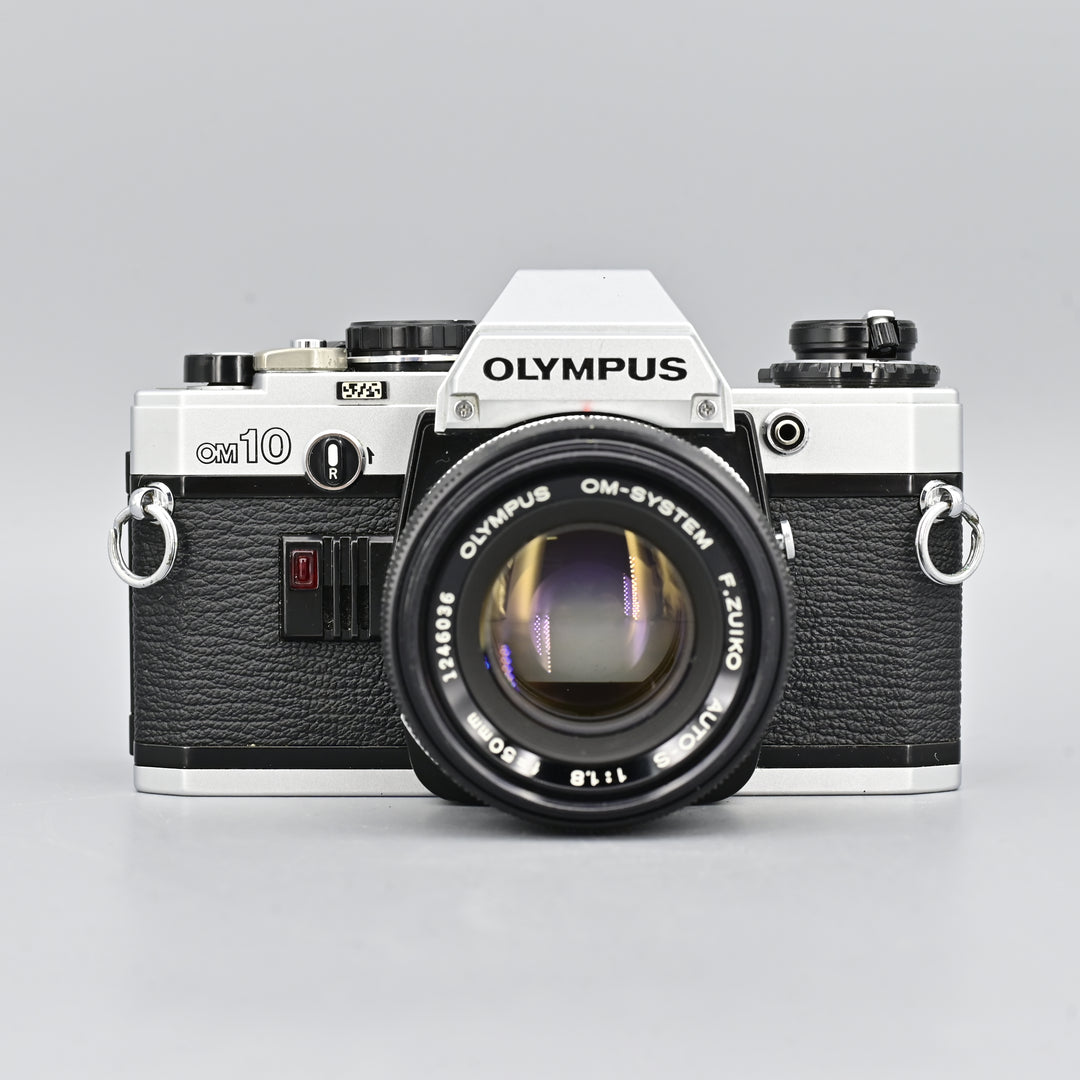 Olympus OM10 + Auto-S 50mm F1.8 Lens (with Box)