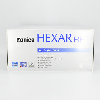Konica Hexar RF Limited Edition Set (Box Set).