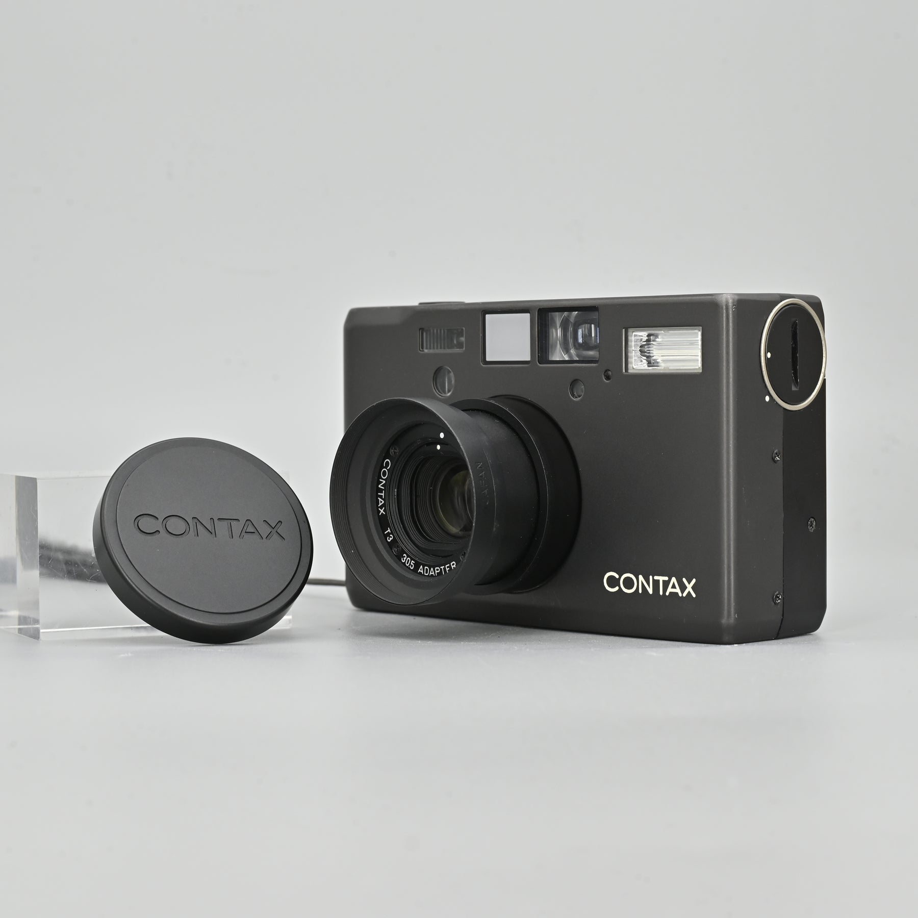 Contax T3 30.5mm Adapter + Hood + Cap (Black)