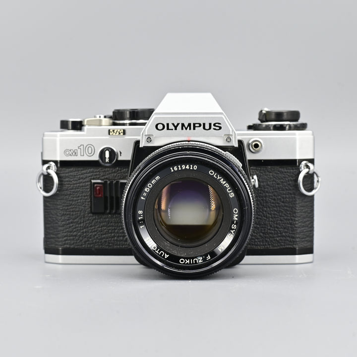 Olympus OM10 + Auto-S 50mm F1.8 Lens (with Box)