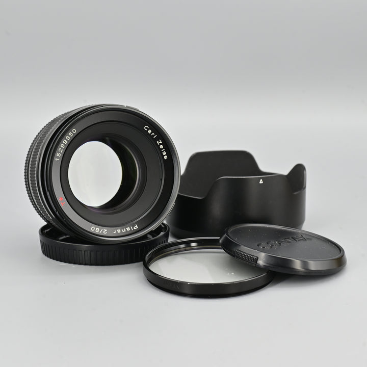 Contax 645 + Carl Zeiss T* Planar 80mm F2 Lens [Box Set]