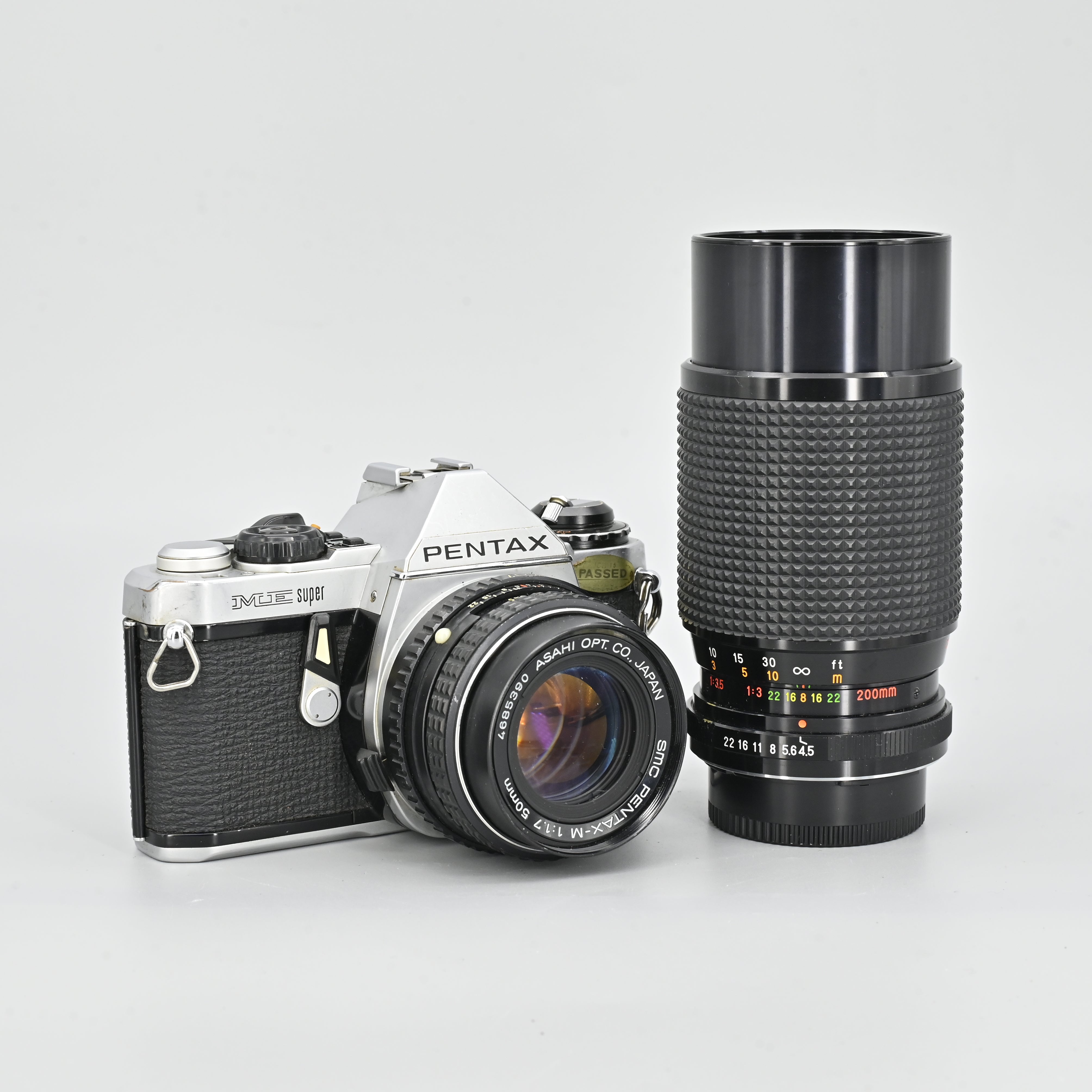 Pentax ME Super + SMC Pentax-M 50mm F1.7 Lens + Mitakon 80-200mm F4.5