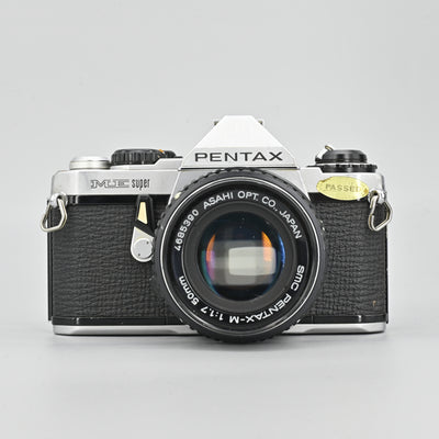 Pentax ME Super + SMC Pentax-M 50mm F1.7 Lens + Mitakon 80-200mm F4.5 Zoom Lens