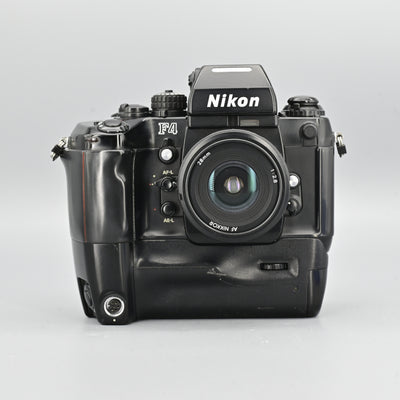 Nikon F4 Body Only + MB-23 Motor Drive + AFD 28mm F2.8 Lens