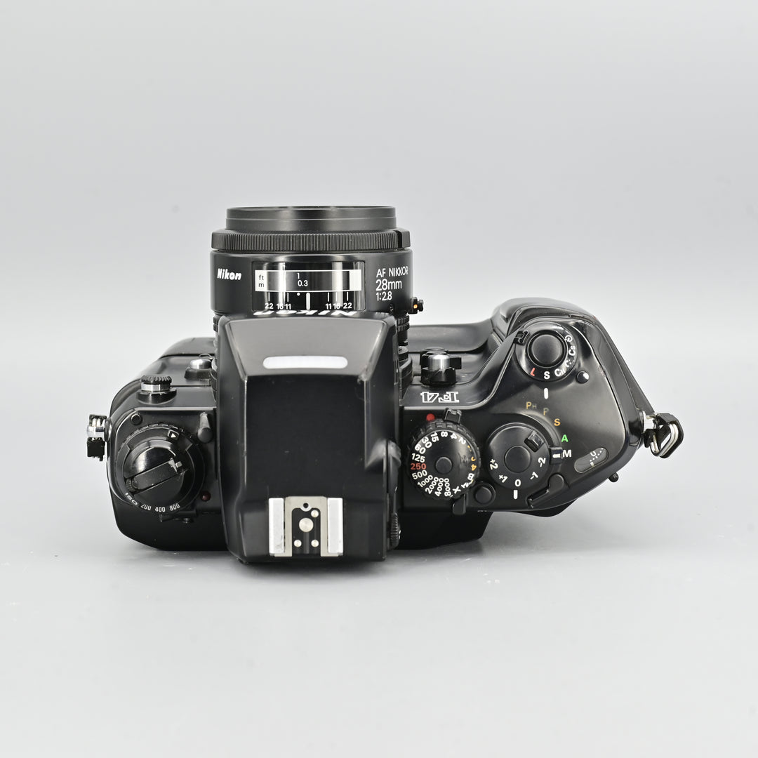 Nikon F4 Body Only + MB-23 Motor Drive + AFD 28mm F2.8 Lens