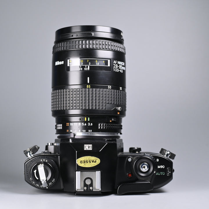 Nikon EM Black + AF Nikkor 28-85mm F3.5 Lens