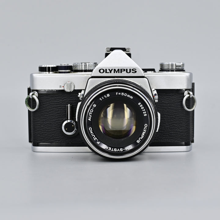 Olympus OM1 + Auto-S 50mm F1.8 Lens (With Case)