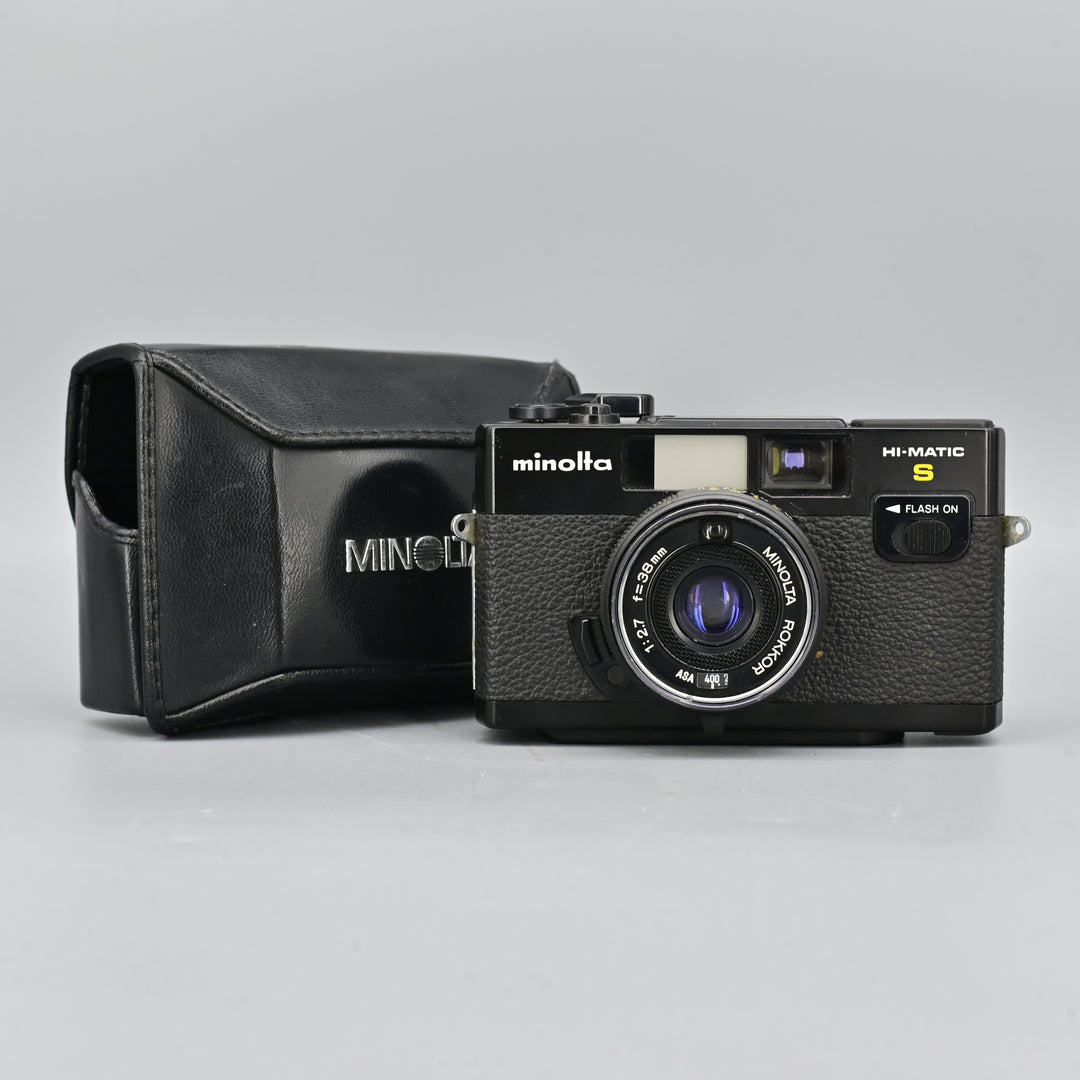 Minolta Hi-Matic S With Case.