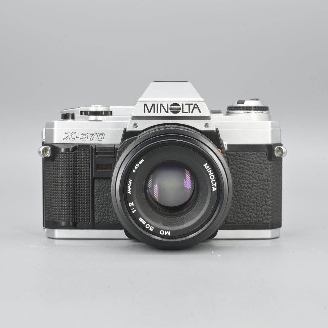 Minolta X370 + MD 50mm F2 Lens