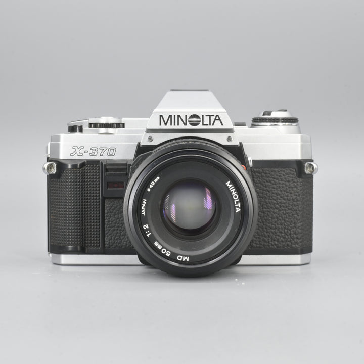 Minolta X370 + MD 50mm F2 Lens