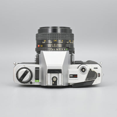 Minolta X370 + MD 50mm F2 Lens