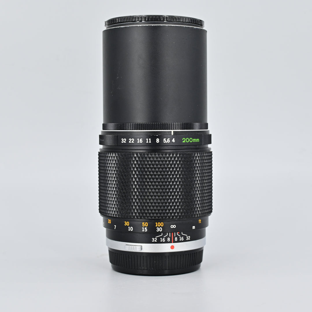 Olympus OM Auto-T 200mm F4 Lens