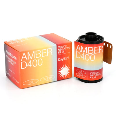 Amber D400 Color Negative 27 Exp 35mm Cine Film