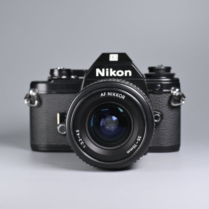 Nikon EM Black + AF Nikkor 35-70/3.3 Lens