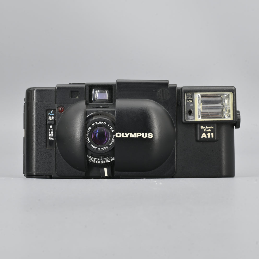 Olympus XA + A11 Flash (Box Set).