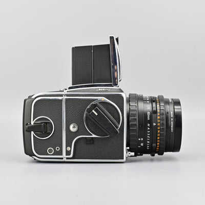 Hasselblad 503CX + CFE80mm F2.8T* + A24 film magazine.