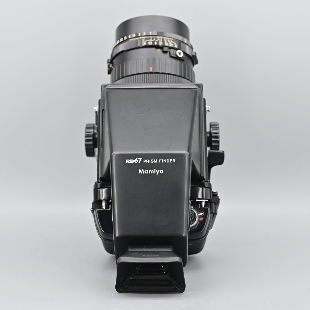 Mamiya RB67 Pro S + Prism Finder + Sekor C 150mm F4 Lens