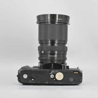 Minolta X700  + MD 28-85mm F3.5-4.5 Zoom Lens (With Hood)