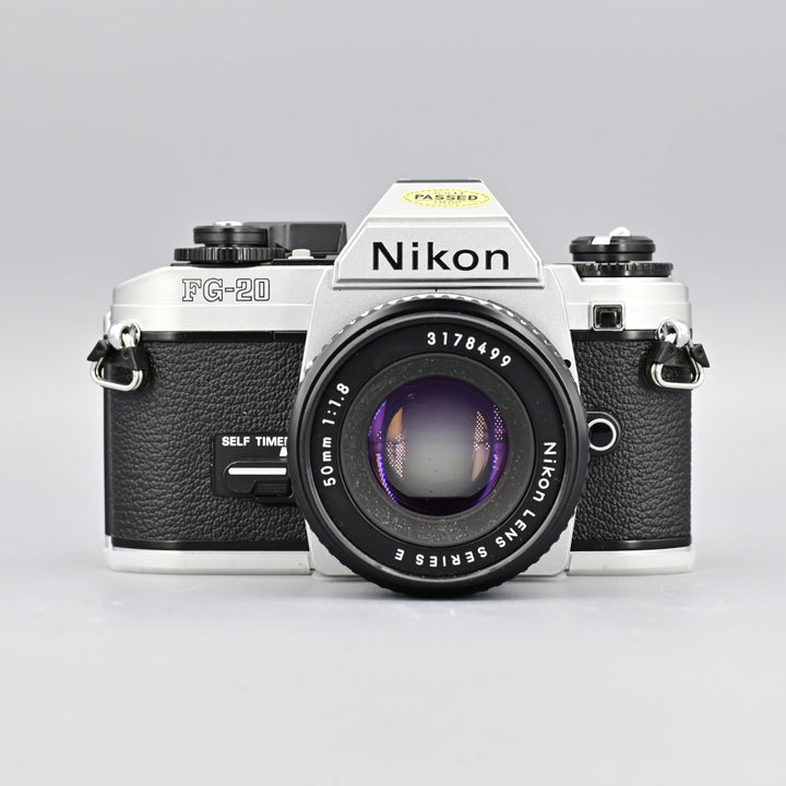 Nikon FG20 + Series E 50mm F1.8 Lens