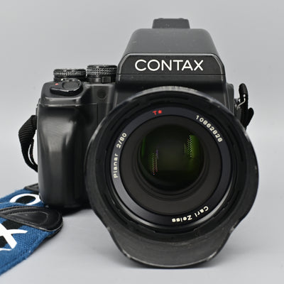 Contax T3 30.5mm Adapter + Hood + Cap (Black)