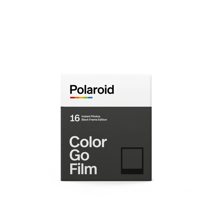 Polaroid Go Color Film Double Pack ‑ Black Frame Edition,16 exposure