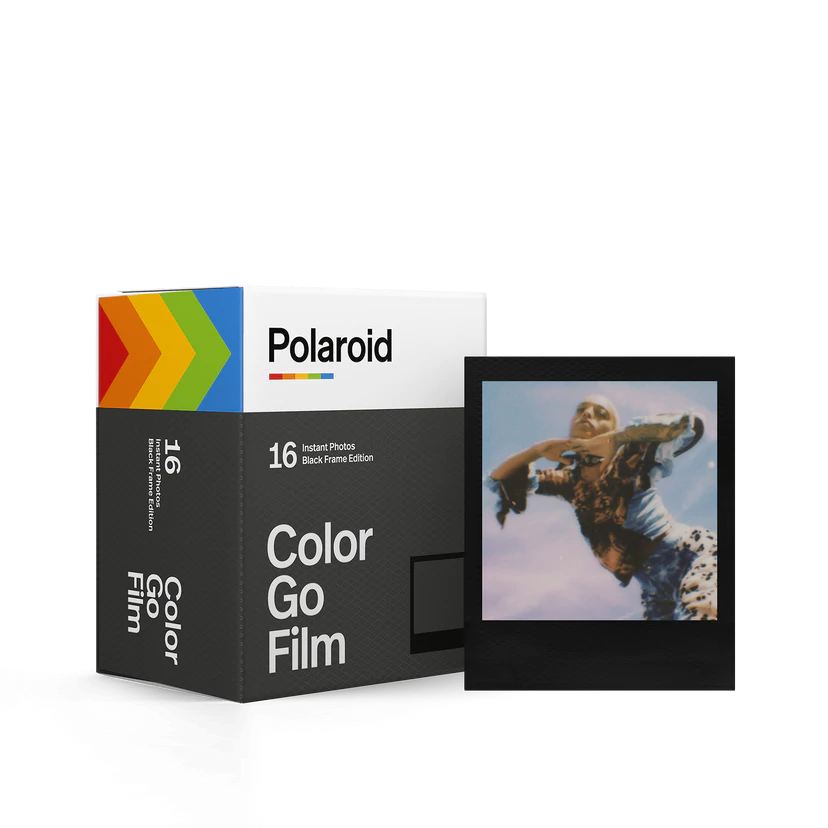 Polaroid Go Color Film Double Pack ‑ Black Frame Edition,16 exposure