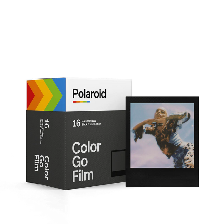Polaroid Go Color Film Double Pack ‑ Black Frame Edition,16 exposure