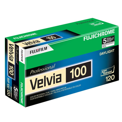 Fujifilm Velvia 100, 120 Film (Single Roll)